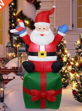 Christmas Inflatable Model Santa The Green Gift Bag with