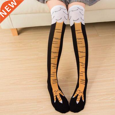 Chicken Paws stockings Women Long Socks Leg Warmers Funny Ca