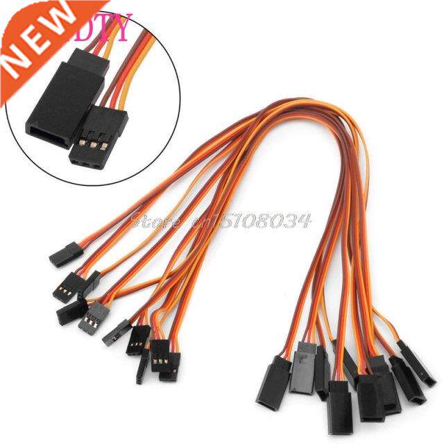 10Pcs 300mm Servo Extension Lead Wire Cable For RC Futaba JR - 实物图