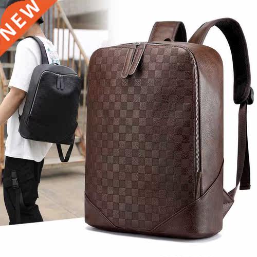 Multi-function Waterproof Men's PU Leather Retro Casual Back