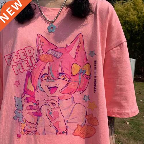 Cute Cartoon Sweet Girls Japanese Streetwear Harajuku Fun Pi