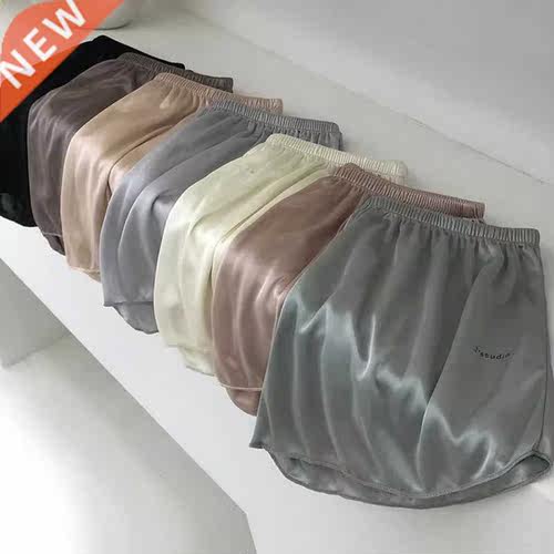 Comfortable Loose Short Pants Women Soft Ice Silk Sreetwear