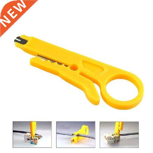 1PCs Mini Portable Wire Stripper Knife Crimper Pliers