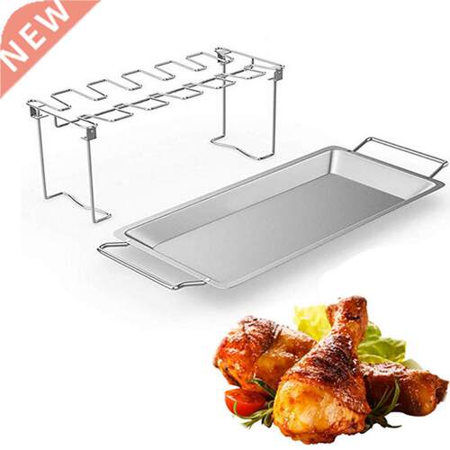 Stainless Steel Chicken Wing Leg Grill Rack Barbecue