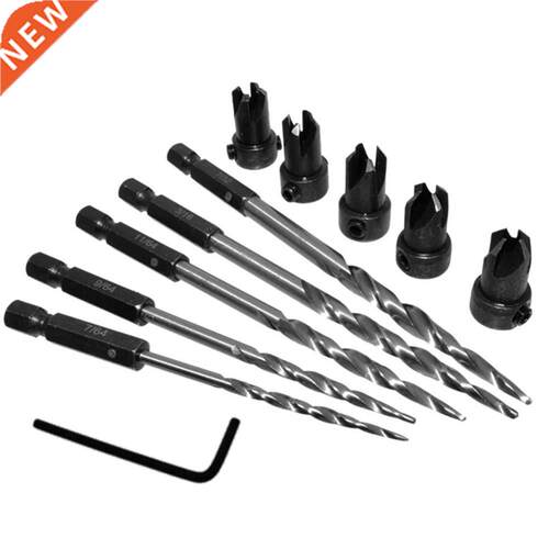 Drill Bits Hex Shank Taper Drill Counter Sink Holes Drilled