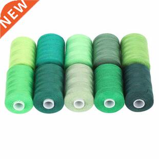 Sewing Thread Set 10 Rolls Green Sewing Thread Set Accessori