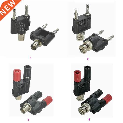 1Pcs Connector BNC to Banana Male plug & Female Jack RF