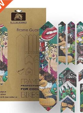 Bike Sticker PVC Waterproof Bicycle Decal Removable Water