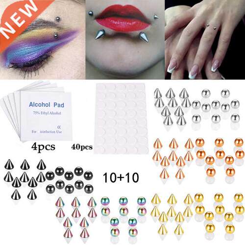 Stainless Steel Fake iecing Stud Set Fake Nose ing Stud