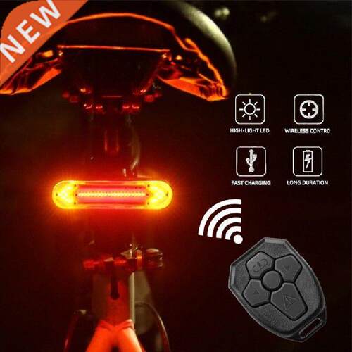 Bicycle Bike Turn Signal Light 100lm Remote Control Bicycle