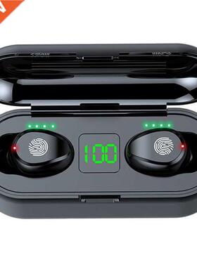 F9 TWS Wireless Bluetooth Earphone Headphone Sport Touch Min