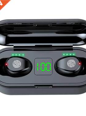 F9 TWS Wireless Bluetooth Earphone Headphone Sport Touch Min