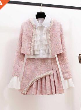 New 2021 High Quality Women Autumn Winter 3 Piece Sets La