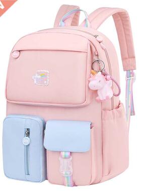 Korean faion rainbow oulder strap school bag for teenage