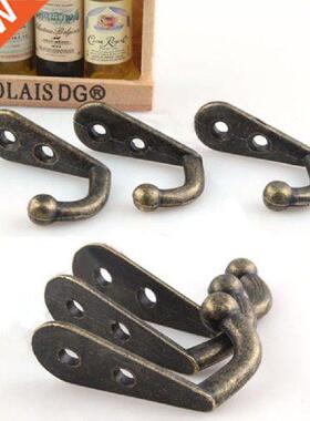 10pcs/lot Retro Prong Hook Clothes Hanger Door Wall Hooks