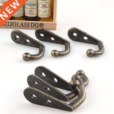 10pcs/lot Retro Prong Hook Clothes Hanger Door Wall Hooks