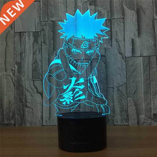 3D Lamp Anime Naruto Sasuke LED Night Light Action Figure 7