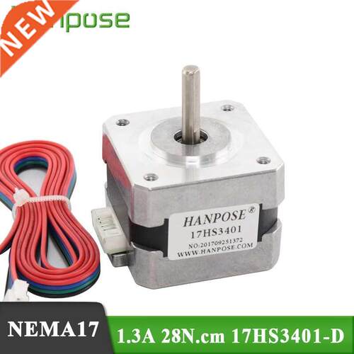 Nema 17 Stepper Motor 1pcs 17HS3401 D 1.3A 28N.cm 4 lead
