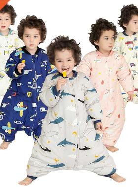 Toddler Winter Sleeping Bags Infant Warm Cotton Pajamas Litt