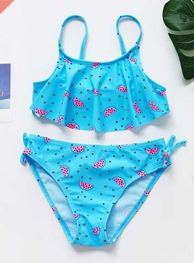 2~10Year Toddler Baby Girl Swimsuit Kids Swimwear High quali