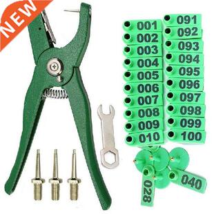 New Livestock Animal Ear Tag Pliers, with Number 001-100