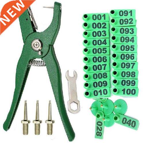 New Livestock Animal Ear Tag Pliers, with Number 001-100