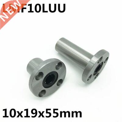 2pcs LMF10LUU LMF10L flange ball bearing Used for 10mm linea