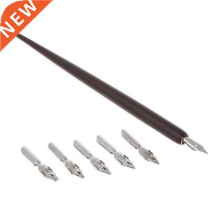 Wood English Calligraphy Pen Copperplate Script Oblique Dip