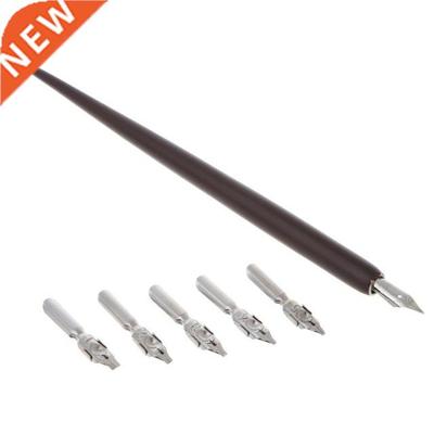 Wood English Calligraphy Pen Copperplate Script Oblique Dip