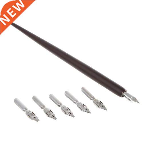 Wood English Calligraphy Pen Copperplate Script Oblique Dip