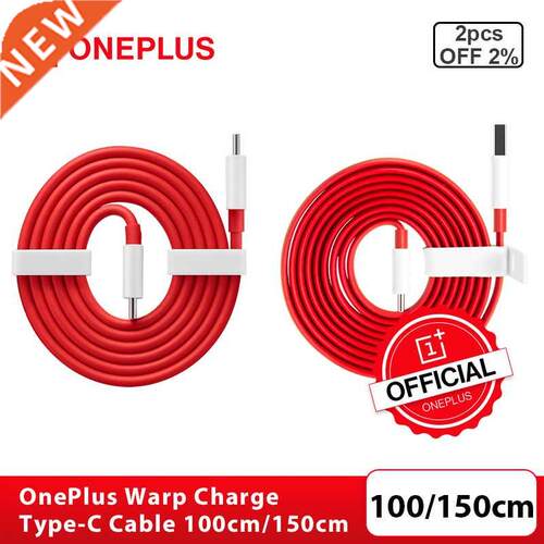 Original OnePlus Warp Charge Type C Cable and Type C to Typ