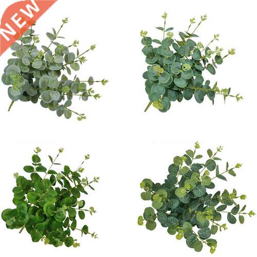 Zerolife 4 Hends 16 forks Artificial Plant Eucalyptus Money