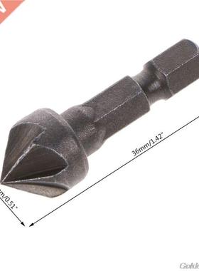 6 Flute Countersink Drill Bit 90 Degree Point Angle Chamfer