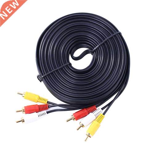 10 m 3RC to 3 RC Mle to Mle udio Cble Gold Plted V C