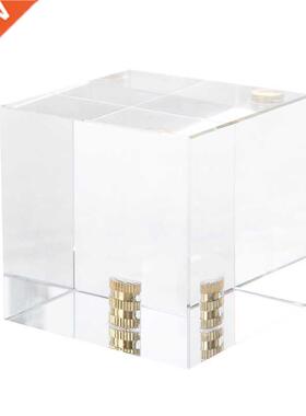 48mm Cube Quarter Nut Glass Prsm Shoot nterestng Effects