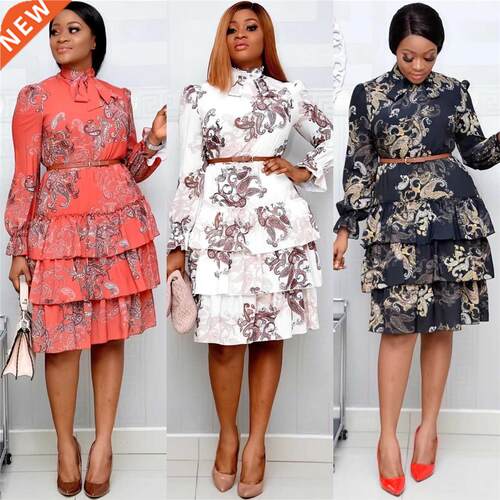 large size women's autumn African summer Maxi dress long