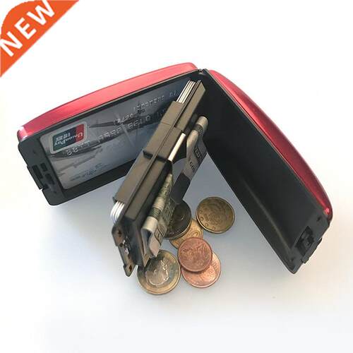 coin purses Men	s Wallet Rigid Aluminum Credit Card C