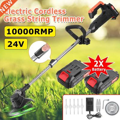 24V Portable Electric Grass Trimmer Handheld Multi-function