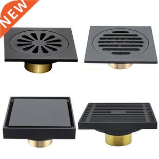 Modern Pure lack Invisile Shower Floor Drain /athroom al