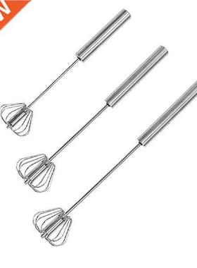 3pcs Mlk Frother Multfunctonal Egg Beater Blendng Sem