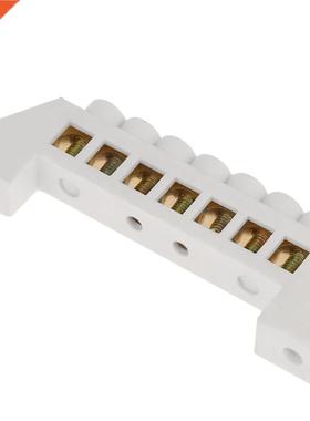 10pcs 7-Hole Bridge Design Distribution Wire Screw Terminal