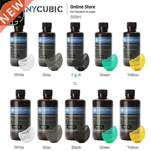 Anycubic 405nm 1L Resin for Photon S Mono 3D Printer SLA UV