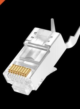 5 Pcs Universl RJ45 Connectors Modulr Plug CT7 Metl Shie