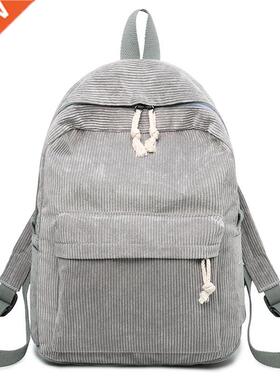 Women Casual Korean Style Solid Color School Backpack Mochil