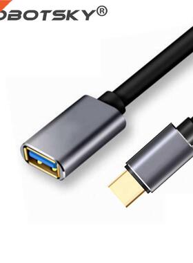 USB C OTG Data Cable Metal Type C Male to USB 3.0 Female Ex