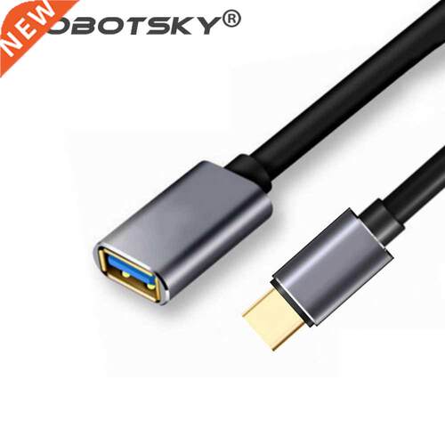 USB C OTG Data Cable Metal Type C Male to USB 3.0 Female Ex