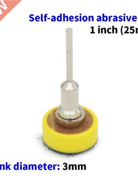 1inch Disc Sandpaper Abrasive Pad Sanding Polishing Pad W/ 3