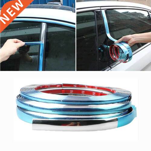 Chrome Moulding Trim Car Door tor Stickers Strip Bumpe