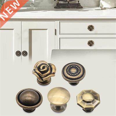 Copper Door Knobs and Handles for Cabinet Kitchen Cupboard