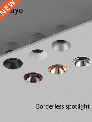 Saiyo LED Borderless Spotlight COB 5W 7W 12W Embedded Anti-g